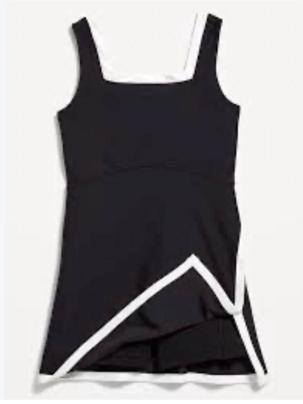 Old Navy Black PowerSoft Sleeveless Athletic Dress for Girls size 8